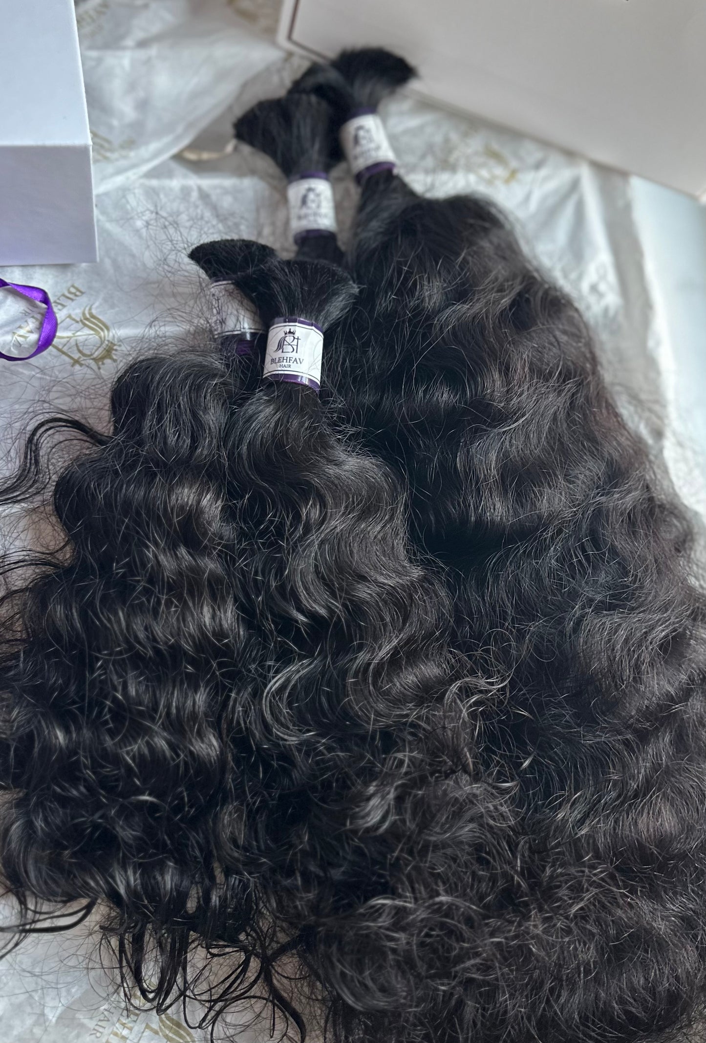 Raw Curly Bulk Hair