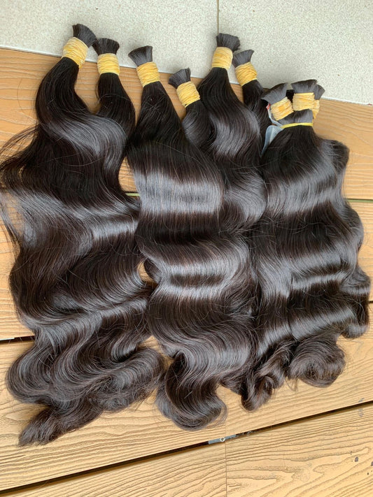 Raw Wavy Bulk Hair