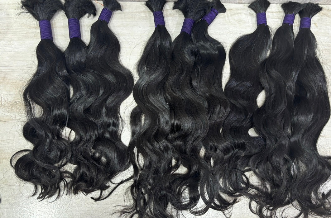 Raw Wavy Bulk Hair
